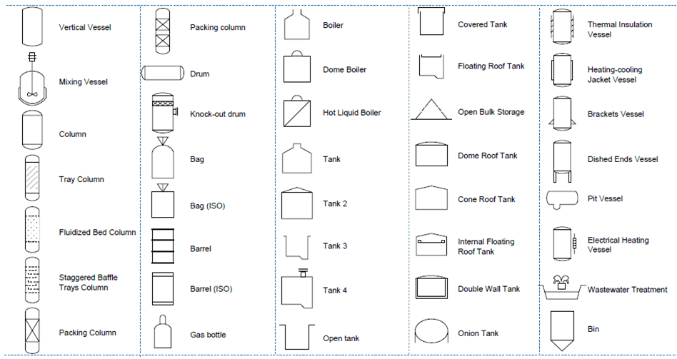 power plant drawing symbols